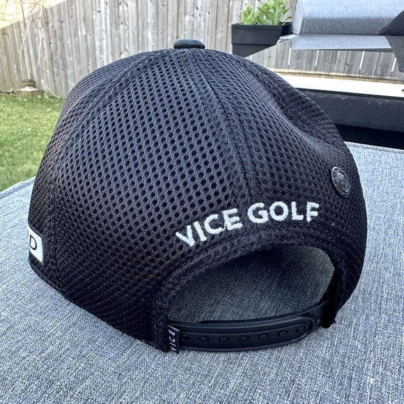 Black VICE Golf Hat - Picture 2 of 3